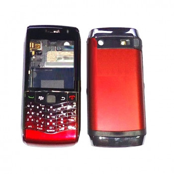 Full Body Housing For BlackBerry Pearl 3G 9100 - Red